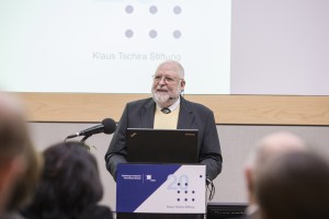 HITS Symposium 23.01.2015 Klaus Tschira Eröffnungsrede (Foto: Klaus Tschira Stiftung)